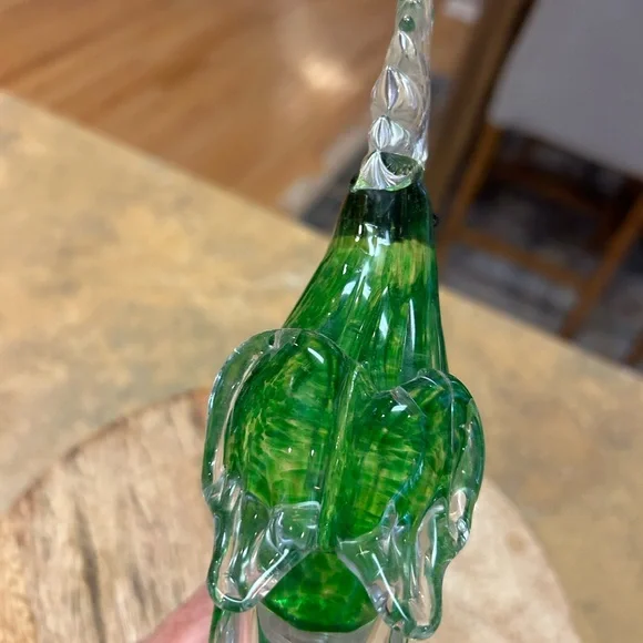 Hand Blown Murano Glass Cockatoo Heavy Art Figurine - Picture 8 of 15